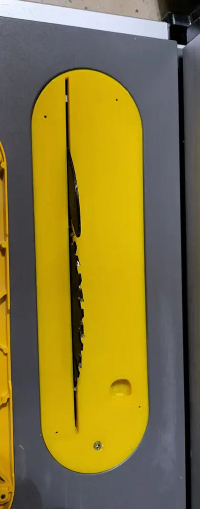 DeWalt DWE7485 Table Saw Zero Clearance Insert Kerf Plate & Locking Nut Michael's Plastics
