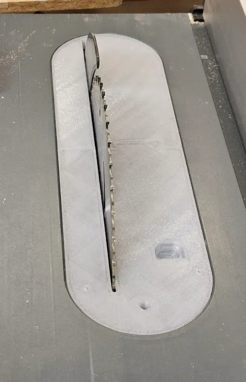 DeWalt DWE7485 Table Saw Zero Clearance Insert Kerf Plate & Locking Nut Michael's Plastics