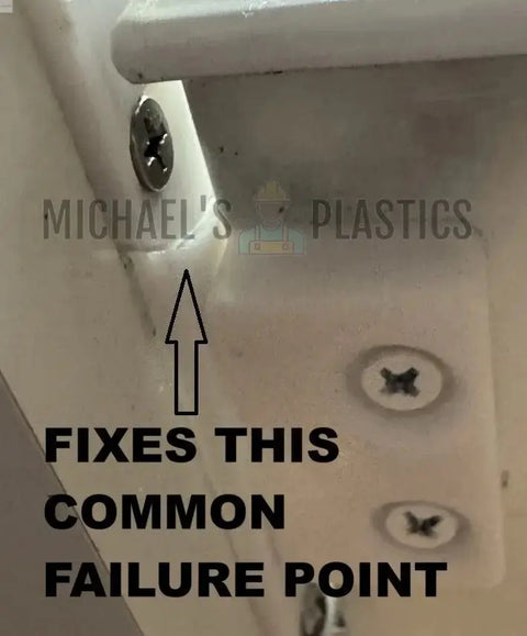 MultiTech Hettich Drawer Front Fix Brackets Replaces 08855 08856 08857 08858 Michael's Plastics