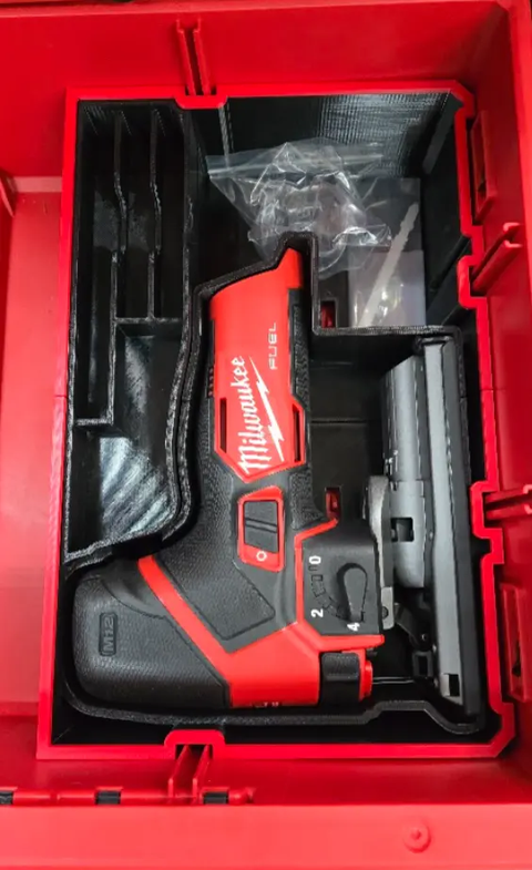 Milwaukee Packout Insert For M12 Jigsaw FUEL 2 & 3 Drawer Organizer Michael's Plastics